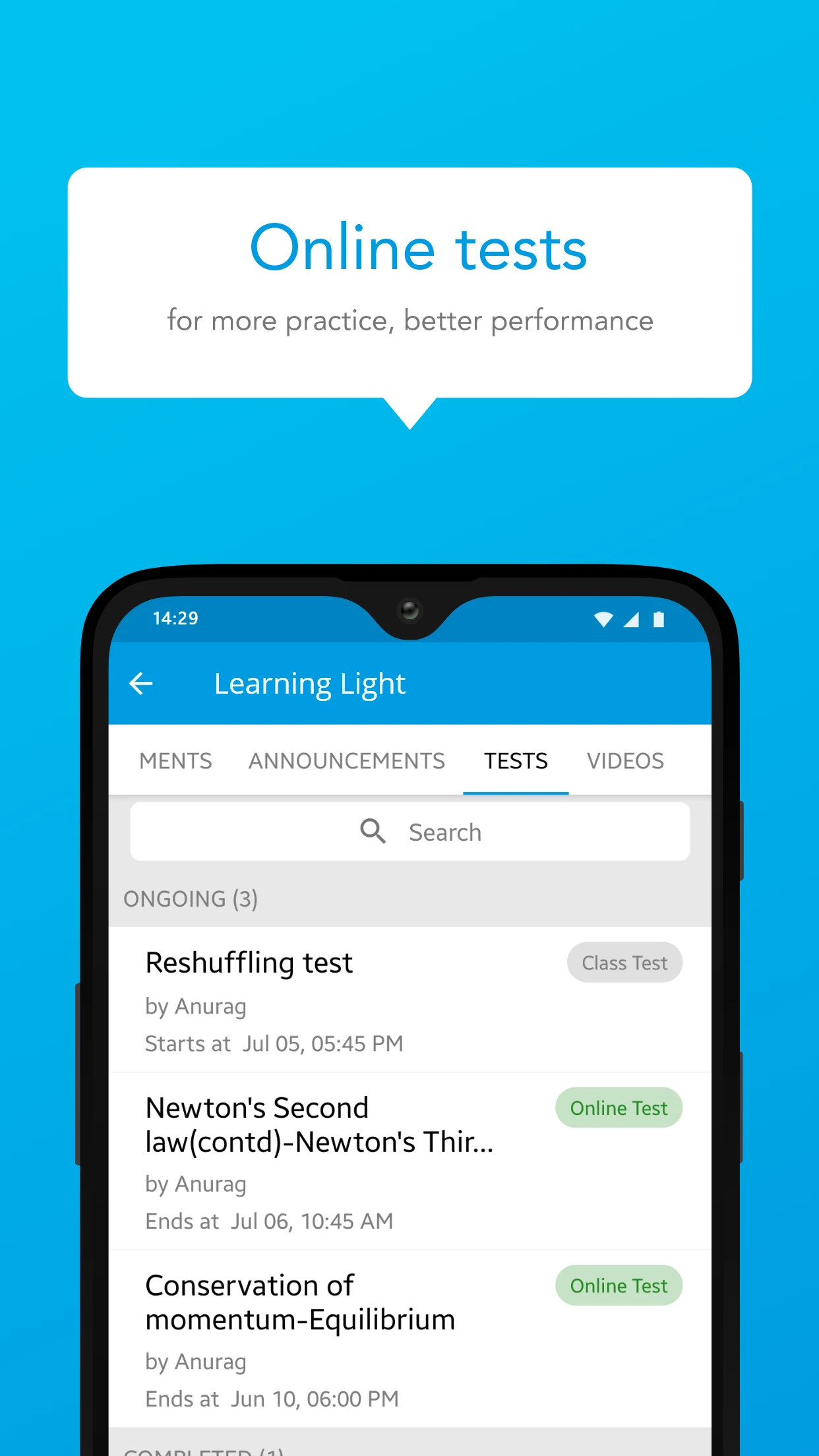 Learning Adda screenshot