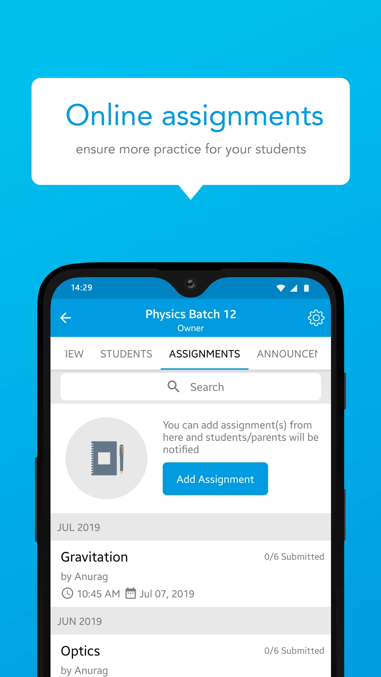 Learning Adda screenshot
